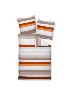 Janine Постельное белье бежевого, ржаво-коричневого и оранжевого цветов