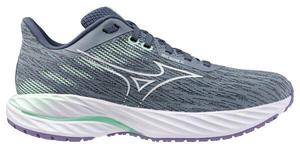 Кроссовки Mizuno Wave Inspire 21, женские, сине-зеленые