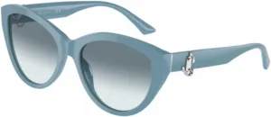 Солнцезащитные очки-авиаторы с градиентной синей черепаховой оправой от Jimmy Choo, 501219 - Blue - Gradient Blue