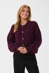 Вязаный кардиган CULTURE, Wine Red