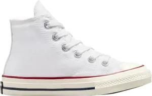 Кроссовки Converse Chuck 70 Vintage Canvas High PS White Garnet, белый
