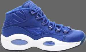 Кроссовки question mid 'canvas' Reebok, синий