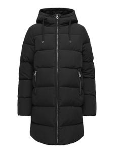 Стеганое пальто черного цвета ONLY