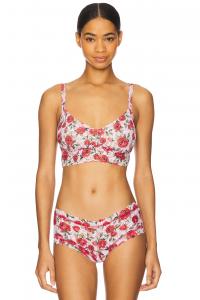 Бралет с V-образным вырезом в ретро-стиле Hanky Panky, je t'aime