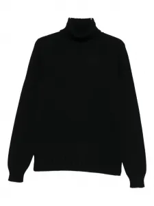 Свитер с воротником гольф Filippo De Laurentiis, черный