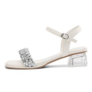 Сандалии с одним ремешком женские DAPHNE, Silver