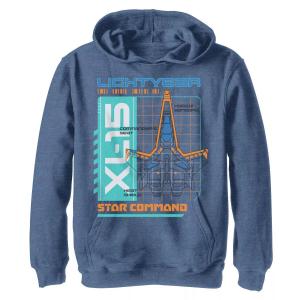 Толстовка с рисунком Star Command для мальчиков 8–20 XL-15 Disney/Pixar's Lightyear Licensed Character