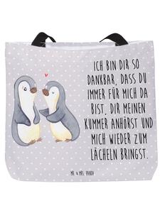 Школьный рюкзак, пингвины, комфорт, поговорка серыми пастельными тонами Mr. & Mrs. Panda, пастельно-серый