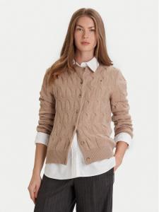 Кардиган regular fit WW0WW47463 Tommy Hilfiger, бежевый