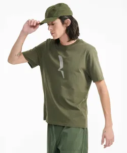 Футболка с коротким рукавом из органического хлопка с энзимной стиркой и логотипом.