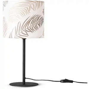Настольная лампа Kuba 123 E14 для письма, ночного чтения, комнаты, гостиной, джунгли Paco Home, черный