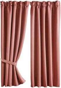 Шторы комплект из 2 штор newyork вxш старый Gardinenbox, розовый