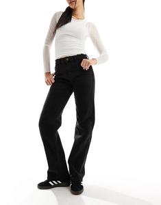 Черные широкие джинсы Noisy May Yolanda