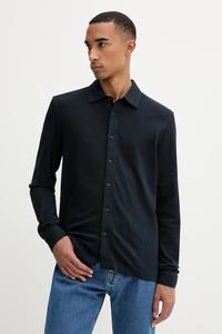 Хлопковая рубашка Marc O'Polo, темно-синий