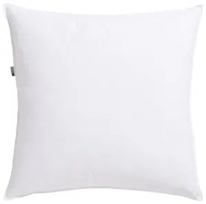 Моя домашняя перьевая подушка "Ира подушка 40х80 см, 80х80 см", наполнитель: 85% перо, 15% пух, чехол: хлопок, (1 штука), подушка производство Германия отмечена знаком DOWNPASS My home, белый