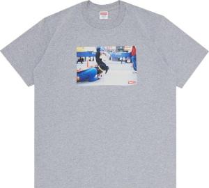 Футболка Supreme x Pope.L Training Crawl Tee 'Heather Grey', серый