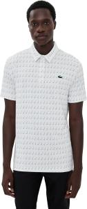 Lacoste мужская поло для гольфа Regular Fit с защитой от ультрафиолета, Flour & Sinople Green