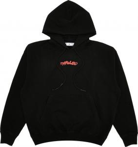 Худи Off-White Arrow On Canvas Skate Hoodie 'Black/Multicolor', черный