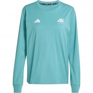 Футболка с длинным рукавом Runners Unisex Adidas, зеленый