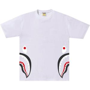 Футболка BAPE Side Shark Tee 'White', белый