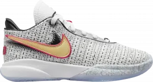 Кроссовки Nike LeBron 20 GS 'The Debut', белый