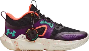 Кроссовки Under Armour Wmns Flow Breakthru 3 Black History Month, черный