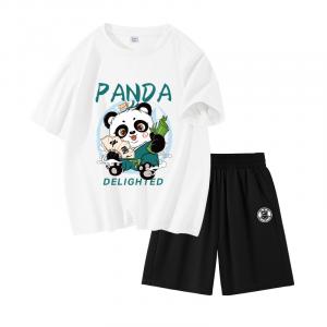 Детская повседневная спортивная одежда WARRIOR, белый/h chinese panda - черный/h shield k