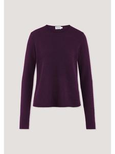 Свитер обычной вязки темно-фиолетового цвета Hessnatur