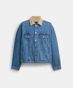 Джинсовая куртка вельветового цвета