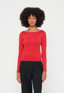Топ Hollister Co. FLAT SLASH NECK, Red