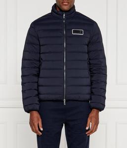 Пуховик мужской Ea7 стеганый короткий, синий