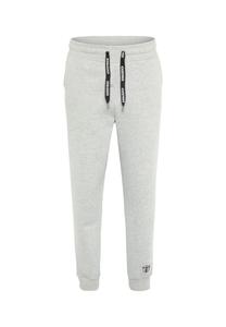 Спортивные брюки с полосой с логотипом и принтом этикетки CHIEMSEE, цвет Neutral Gray Melange