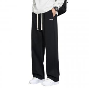 Повседневные брюки Unisex Moderate Straight Fit Jeep, черный