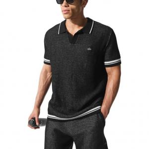 Мужская поло Alo Yoga, черный