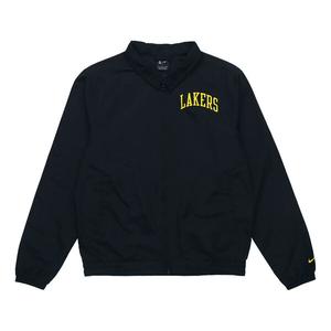 Куртка Nike Los Angeles Lakers NBA Lightweight lapel Zipper Long Sleeves Logo Jacket Black, черный