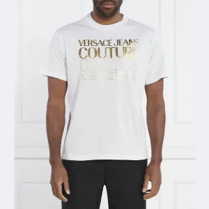 Футболка стандартного кроя Versace, белый
