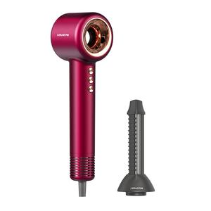Фен с отрицательными ионами для ухода за волосами домашний салонный высокоскоростной с мощным воздушным потоком LS-6001A-19 Lansam, красный