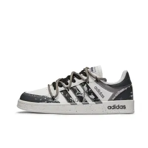 Breaknet Night Shadow обувь для скейтбординга с амортизацией, устойчивая к истиранию, легкая, низкие, унисекс Adidas Neo, черный