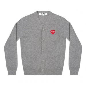 Кардиган COMME des GARCONS PLAY x Invader Cardigan 'Grey' AZ-N084-051-2, серый