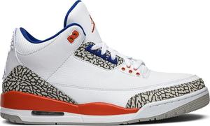 Кроссовки Air Jordan 3 Retro Knicks, белый