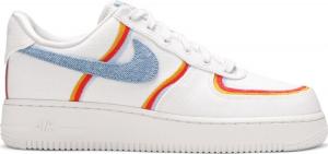 Кроссовки Nike Wmns Air Force 1 Low 'Sail Denim Swoosh', кремовый