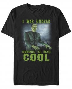 Мужская футболка с коротким рукавом universal monsters cool frank Fifth Sun, черный