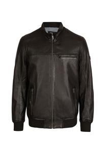 Кожаная куртка БУЛЕОНАРДО Bugatti, черный