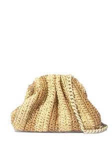 Полосатый клатч Maria La Rosa, нейтральный