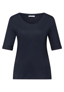 STREET ONE Футболка в темно-синем цвете