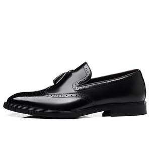 Повседневные кожаные туфли мужские XIAOTOULANG, Black