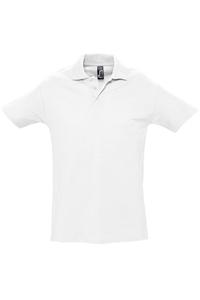 Рубашка-поло из тяжелого материала с короткими рукавами Spring II SOL'S, белый