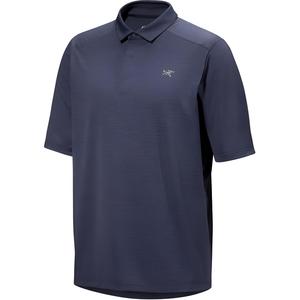 Футболка поло cormac короткий рукав мужская быстросохнущая Arcteryx, синий/черный