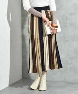 Вязаная юбка в тон ткани Interplanet, цвет Color: Brown