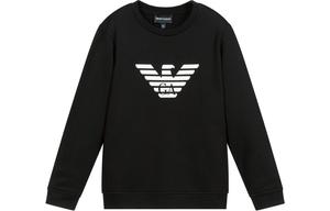 EMPORIO ARMANI Черная детская толстовка Kids'